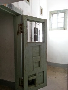 Above ground solitary cells, with a space of less than 12 square feet. These rooms were made small to induce psychological and mental trauma. 
